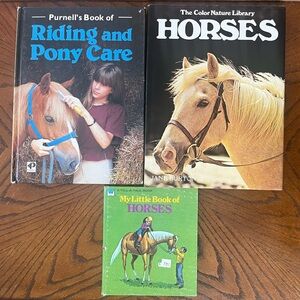 Horse kids books | set of 3 vintage horse books